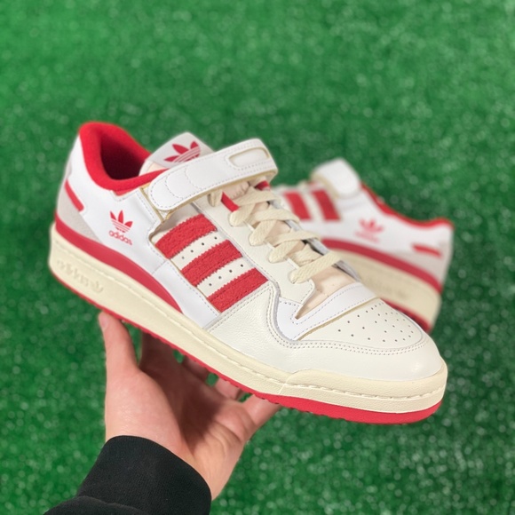 Adidas Other - Adidas Originals Forum 84 Low Mens Casual Shoes Red White GY6981 NEW Size 10